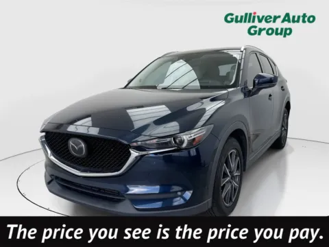 Blue 2018 Mazda CX-5 Grand Touring for sale in Plano, TX