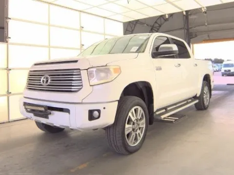 White 2015 Toyota Tundra Platinum for sale in Plano, TX