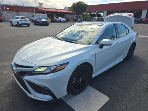White 2021 Toyota Camry XSE for sale in Plano, TX