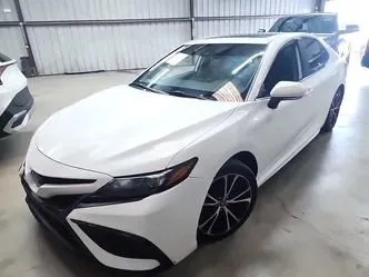White 2021 Toyota Camry SE for sale in Plano, TX