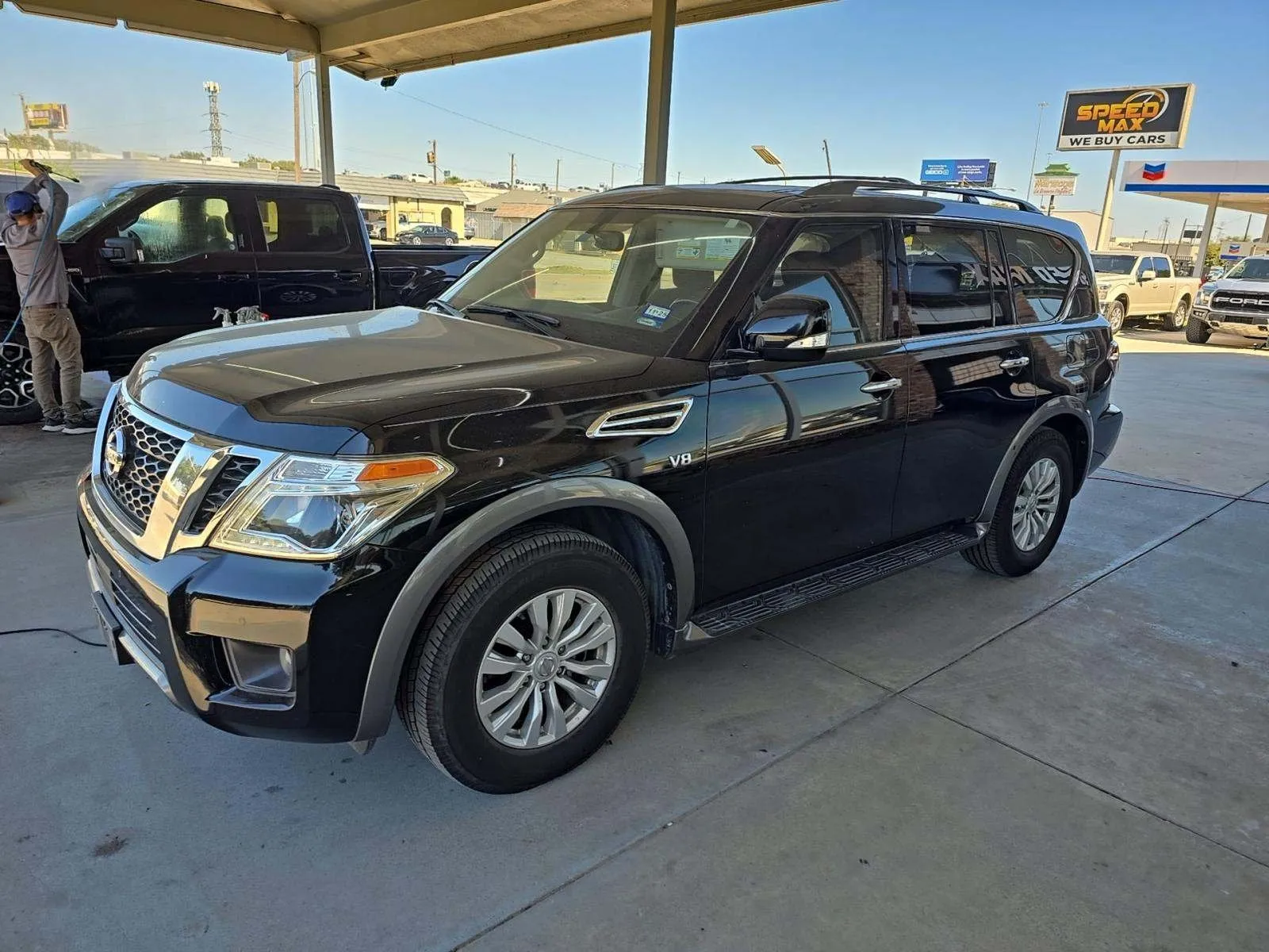 Black 2019 Nissan Armada SV for sale in Plano, TX