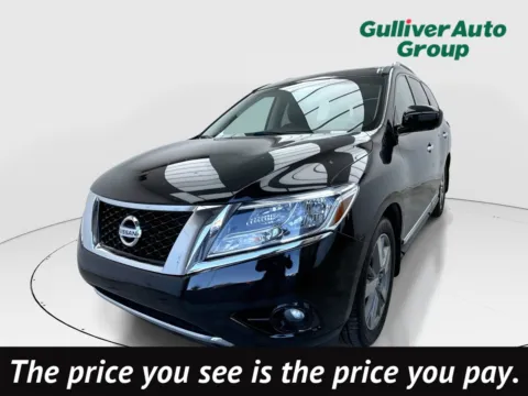 Black 2015 Nissan Pathfinder Platinum for sale in Plano, TX