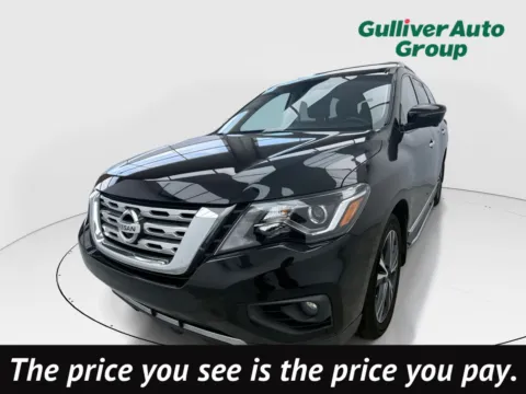 Black 2018 Nissan Pathfinder Platinum for sale in Plano, TX