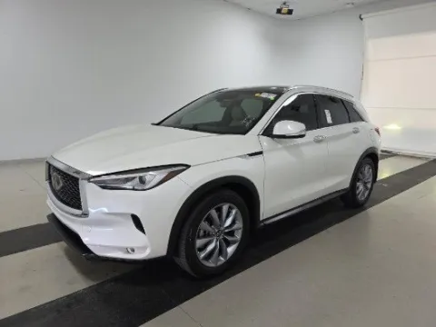 White 2021 INFINITI QX50 LUXE for sale in Plano, TX