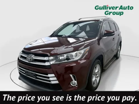 Red 2019 Toyota Highlander Limited for sale in Plano, TX