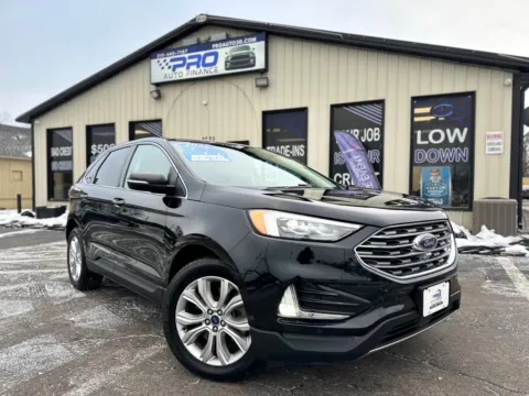 Black 2022 FORD EDGE TITANIUM for sale in Crown Point, IN