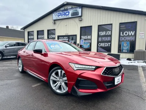 Red 2021 ACURA TLX SH-AWD W/TECH for sale in Crown Point, IN