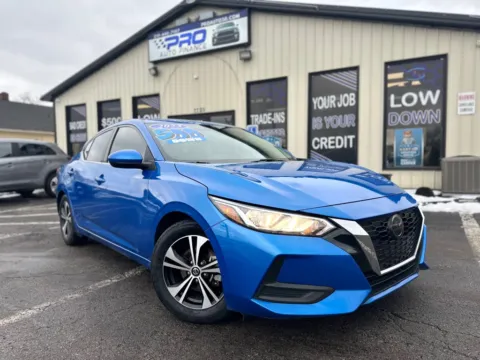 Blue 2023 NISSAN SENTRA SV for sale in Crown Point, IN