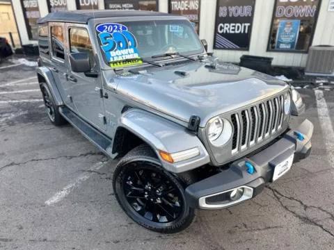 Photos of 2023 JEEP WRANGLER SAHARA 4XE for sale in Crown Point, IN at Pro Auto Finance