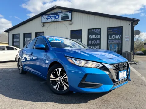 Blue 2023 NISSAN SENTRA SV for sale in Crown Point, IN