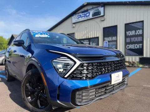 Blue 2025 KIA SPORTAGE X-LINE for sale in Crown Point, IN