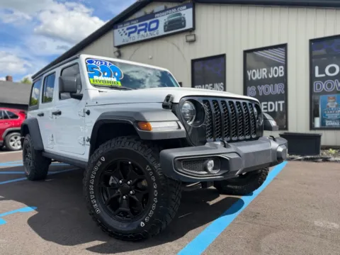 White 2023 JEEP WRANGLER WILLYS 4XE for sale in Crown Point, IN