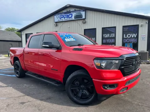 Red 2021 RAM 1500 BIG HORN for sale in Crown Point, IN