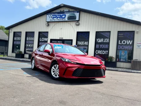 Red 2025 TOYOTA CAMRY LE for sale in Crown Point, IN