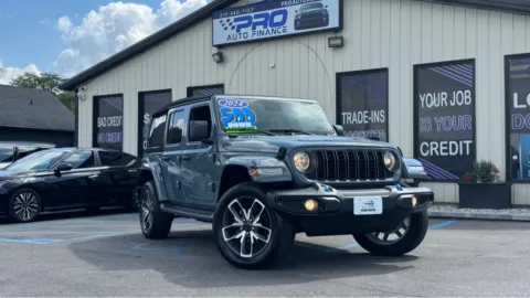 Gray 2024 JEEP WRANGLER SPORT S 4XE for sale in Crown Point, IN