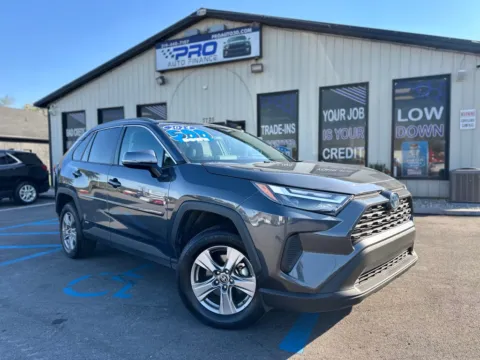 Gray 2024 TOYOTA RAV4 HYBRID LE for sale in Crown Point, IN