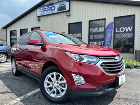 Red 2019 CHEVROLET EQUINOX LT for sale in Crown Point, IN