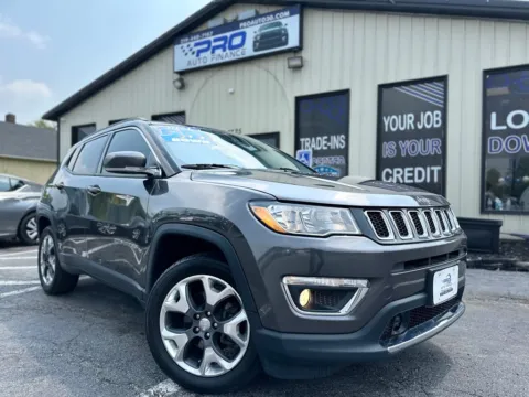Gray 2021 JEEP COMPASS LIMITED for sale in Crown Point, IN