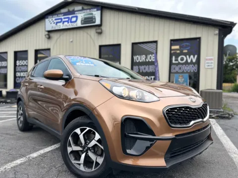 Brown 2021 KIA SPORTAGE LX for sale in Crown Point, IN