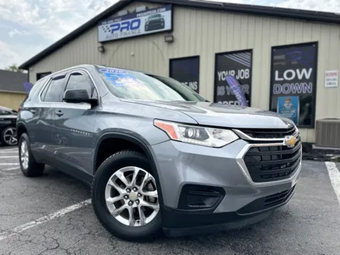 Gray 2020 CHEVROLET TRAVERSE LS for sale in Crown Point, IN