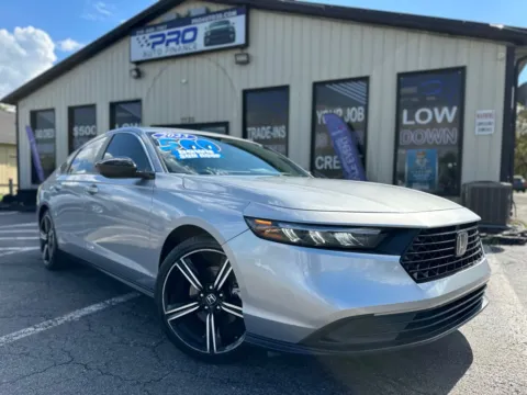Silver 2023 HONDA ACCORD HYBRID SPORT for sale in Crown Point, IN