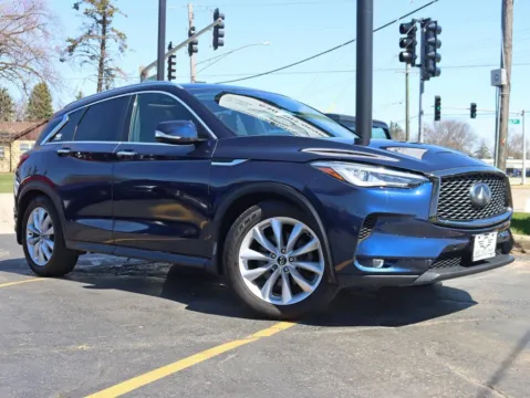 Photos of 2019 INFINITI QX50 Essential Sport Utility 4D for sale in Roselle, IL at Exclusive Autohaus - Roselle