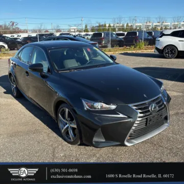 Black 2020 Lexus IS 300 Sedan 4D for sale in Roselle, IL
