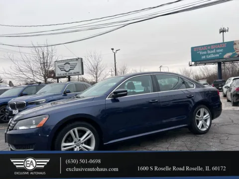Blue 2015 Volkswagen Passat TDI SE Sedan 4D for sale in Roselle, IL
