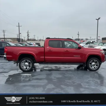 Red 2017 Toyota Tacoma Double Cab SR5 Pickup 4D 6 ft for sale in Roselle, IL