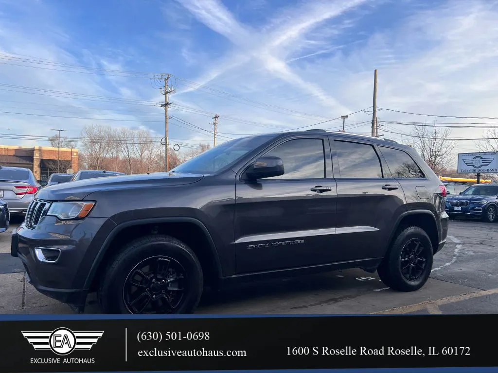 Gray 2018 Jeep Grand Cherokee Laredo E Sport Utility 4D for sale in Roselle, IL