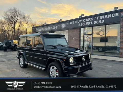 Black 2015 Mercedes-Benz G-Class G 550 Sport Utility 4D for sale in Roselle, IL