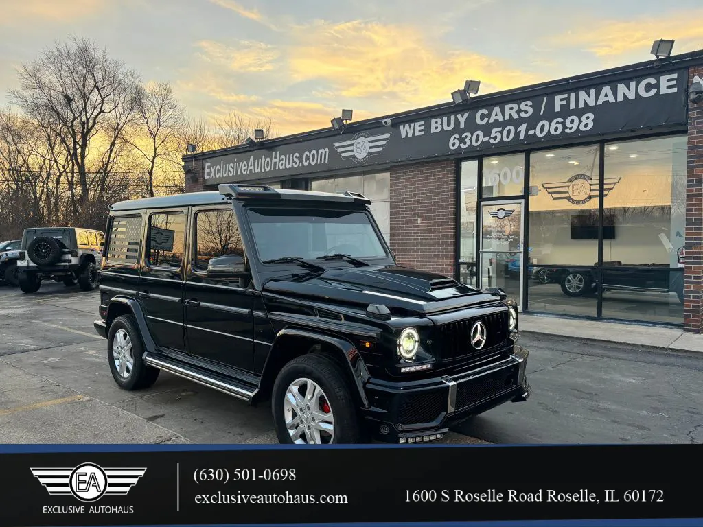 Black 2015 Mercedes-Benz G-Class G 550 Sport Utility 4D for sale in Roselle, IL