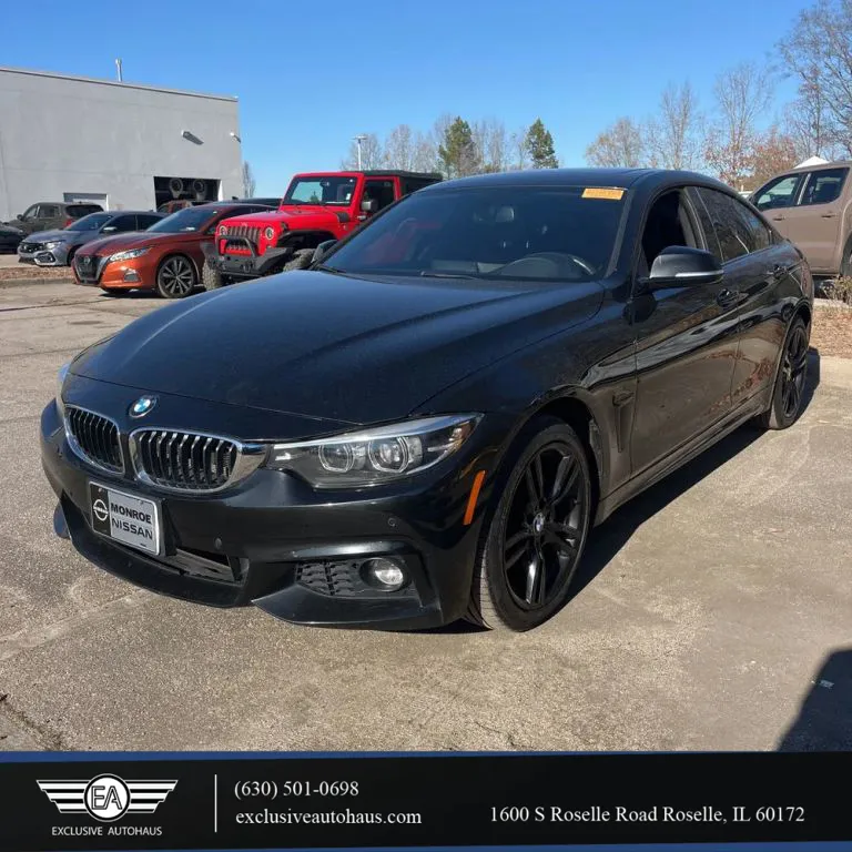 Black 2018 BMW 4 Series 430i xDrive Gran Coupe Sedan 4D for sale in Roselle, IL