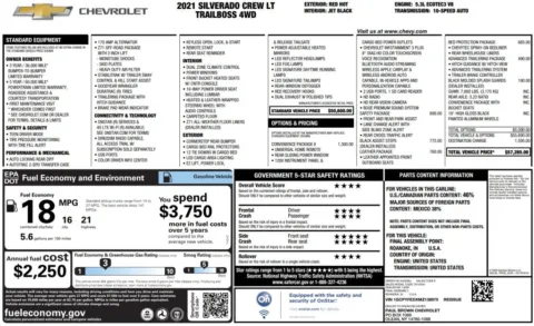 Photos of 2023 Chevrolet Silverado 1500 Crew Cab LT Pickup 4D 5 3/4 ft for sale in Roselle, IL at Exclusive Autohaus - Roselle