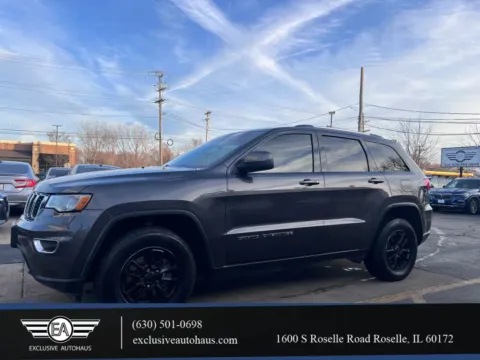 Gray 2018 Jeep Grand Cherokee Laredo E Sport Utility 4D for sale in Roselle, IL