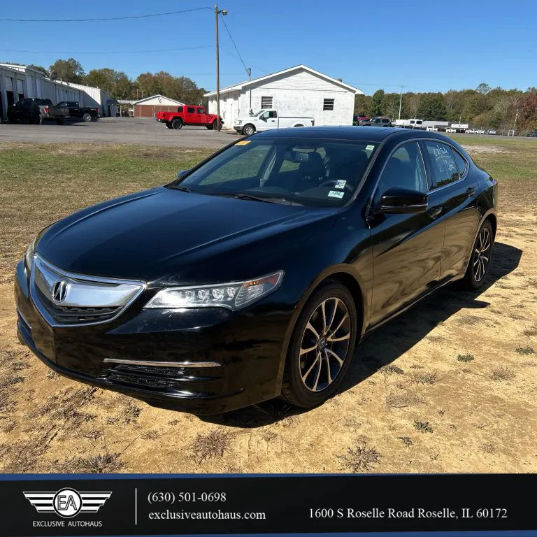 Black 2015 Acura TLX 3.5 Sedan 4D for sale in Roselle, IL