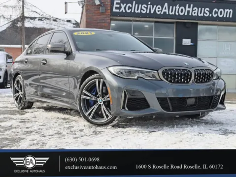 Gray 2021 BMW 3 Series M340i xDrive Sedan 4D for sale in Roselle, IL