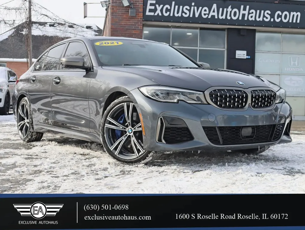 Gray 2021 BMW 3 Series M340i xDrive Sedan 4D for sale in Roselle, IL