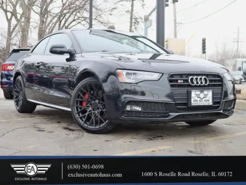 Black 2014 Audi S5 Premium Plus Coupe 2D for sale in Roselle, IL