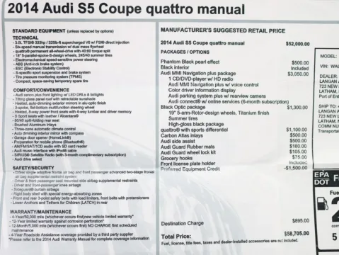 Photos of 2014 Audi S5 Premium Plus Coupe 2D for sale in Roselle, IL at Exclusive Autohaus - Roselle