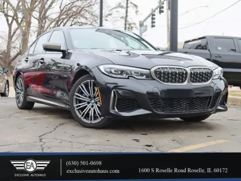 Black 2022 BMW 3 Series M340i xDrive Sedan 4D for sale in Roselle, IL