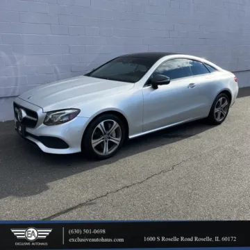 Black 2018 Mercedes-Benz E-Class E 400 4MATIC Coupe 2D for sale in Roselle, IL