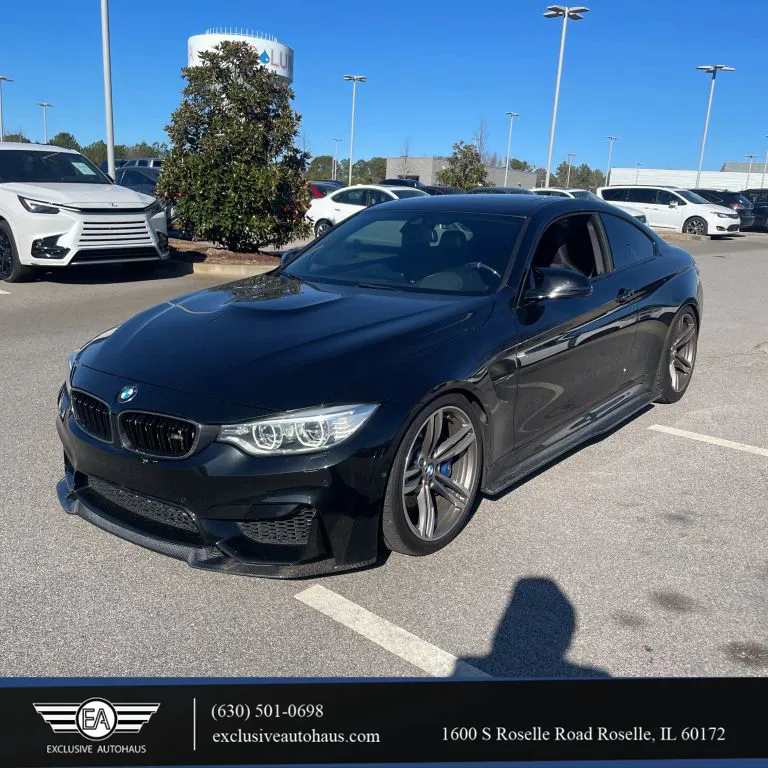Black 2015 BMW M4 Coupe 2D for sale in Roselle, IL