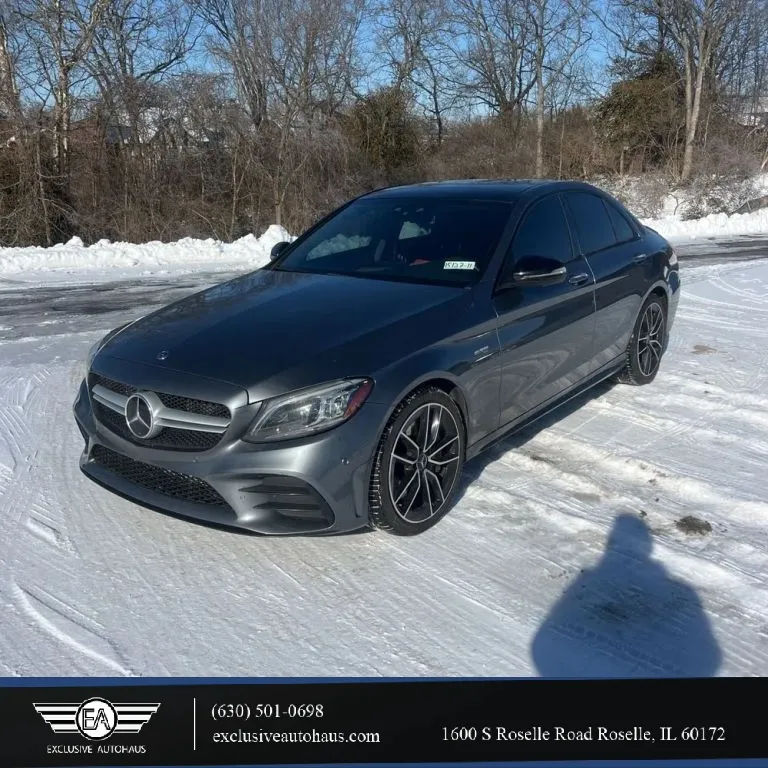 Silver 2020 Mercedes-Benz Mercedes-AMG C-Class C 43 AMG Sedan 4D for sale in Roselle, IL