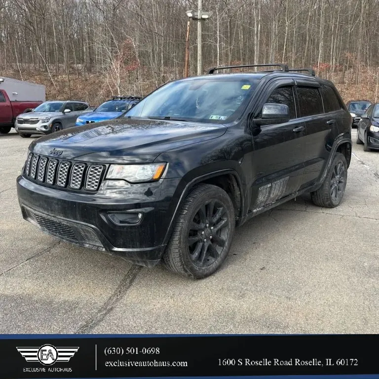 Black 2017 Jeep Grand Cherokee Altitude Sport Utility 4D for sale in Roselle, IL