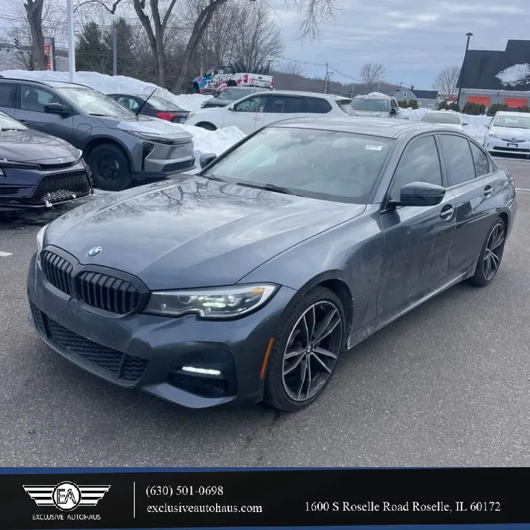 Gray 2021 BMW 3 Series 330i xDrive Sedan 4D for sale in Roselle, IL