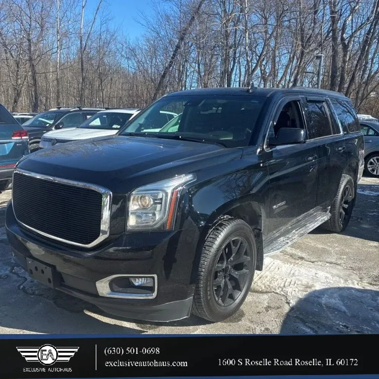Black 2019 GMC Yukon SLT Sport Utility 4D for sale in Roselle, IL