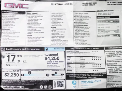 Photos of 2019 GMC Yukon SLT Sport Utility 4D for sale in Roselle, IL at Exclusive Autohaus - Roselle