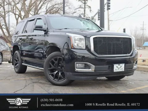 Black 2019 GMC Yukon SLT Sport Utility 4D for sale in Roselle, IL