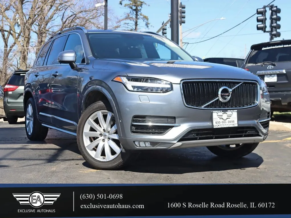 Gray 2017 Volvo XC90 T6 Momentum Sport Utility 4D for sale in Roselle, IL